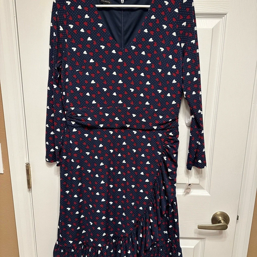 Talbots Heart Dress - Picture 2 of 6